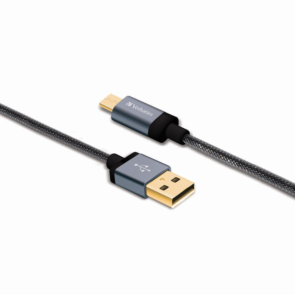 Cable Verbatim micro USB para sincronización y carga en android