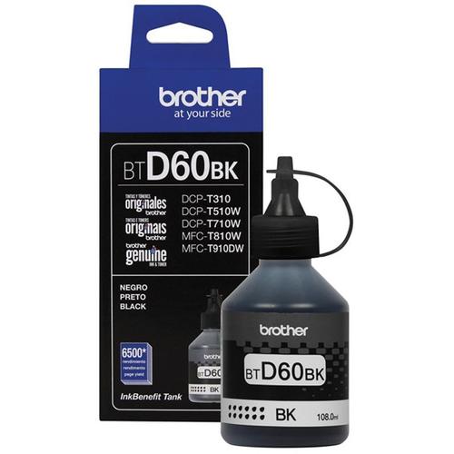 Botella de tinta Brother color negro BTD60BK (2 pack)