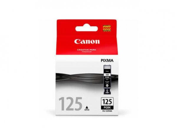 Canon Cartucho Tinta PGI-125 Negro, 4533B001AB, Compatible IP 4810, MG6110, IX6510, MG5210