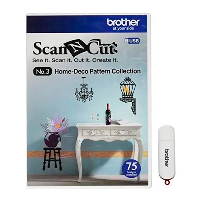 Brother USB No. 3: Colección de patrones para decoraciondes del hogar
