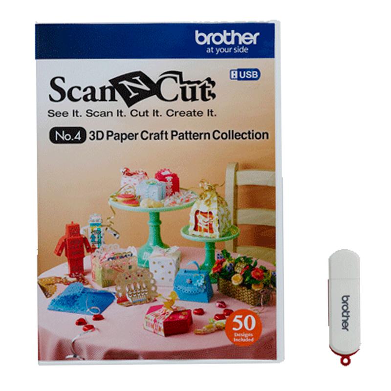 Brother USB No. 4: Coleccion de patrones de papel en 3D