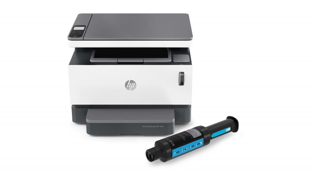 Multifuncional HP Neverstop Laser 1200A, Blanco y Negro, Láser, Imprime / Escanea / Copia / 4QD21A