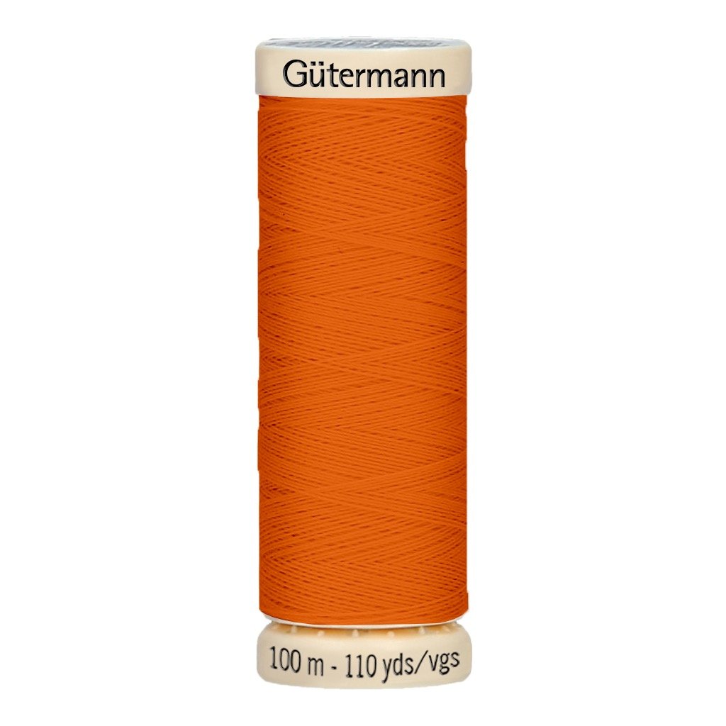 Hilo Gutermann Coselotodo para Costura a Mano y Máquina de coser, Color  Naranja, con 100 mts. Poliéster, caja con 6 carretes del mismo color