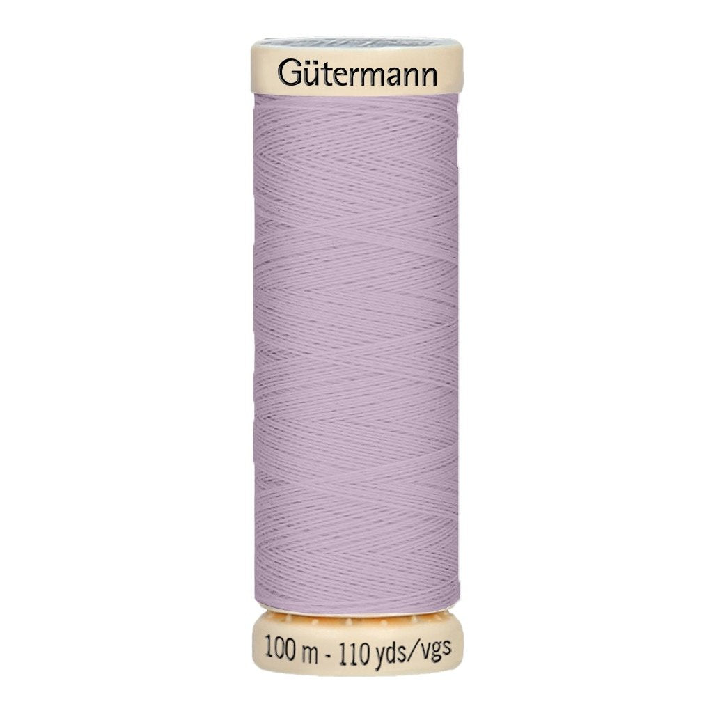 Hilo Gutermann Coselotodo para Costura a Mano y Máquina de coser, Color Lila, con 100 mts. Poliéster, caja con 6 carretes del mismo color