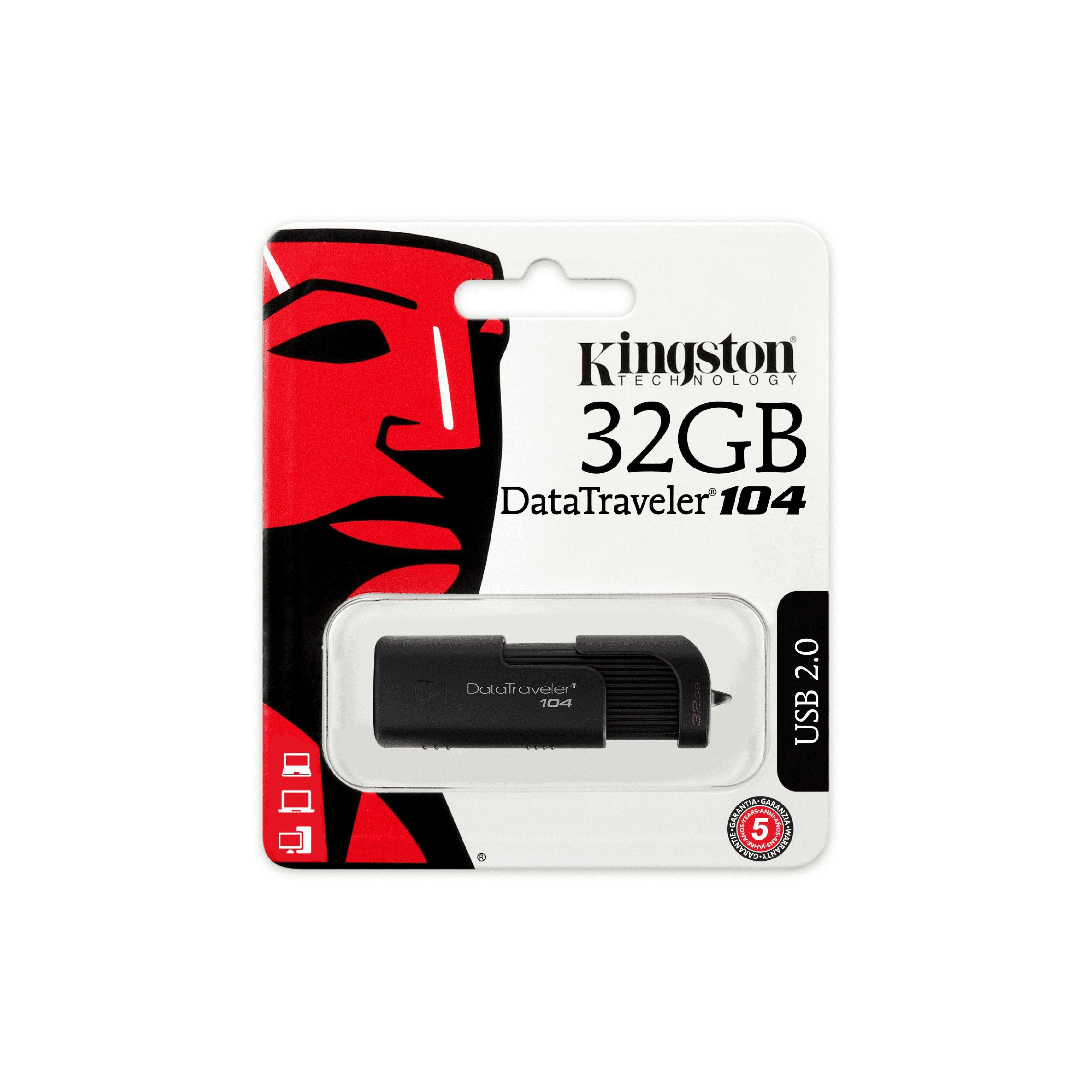 MEMORIA-USB-2.0-DATA-TRAVELER-32-GB-DT104/32GBZ