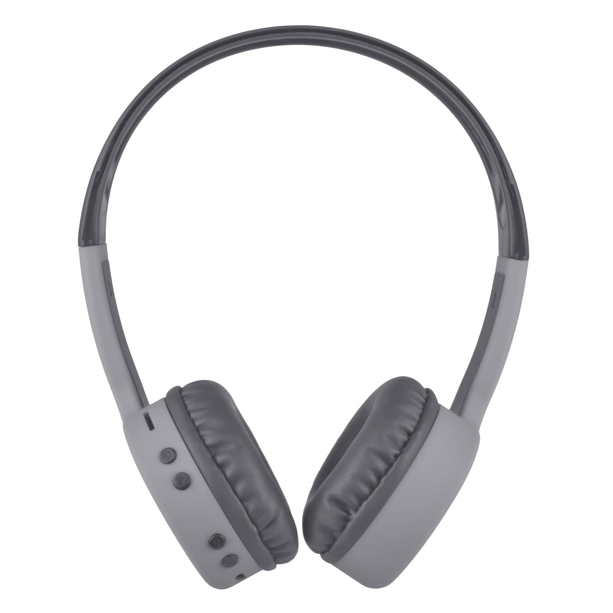 Audífonos ON-EAR Inalámbricos BT, Micrófono integrado, Easy Line, color Gris, Ranura para Memoria SD