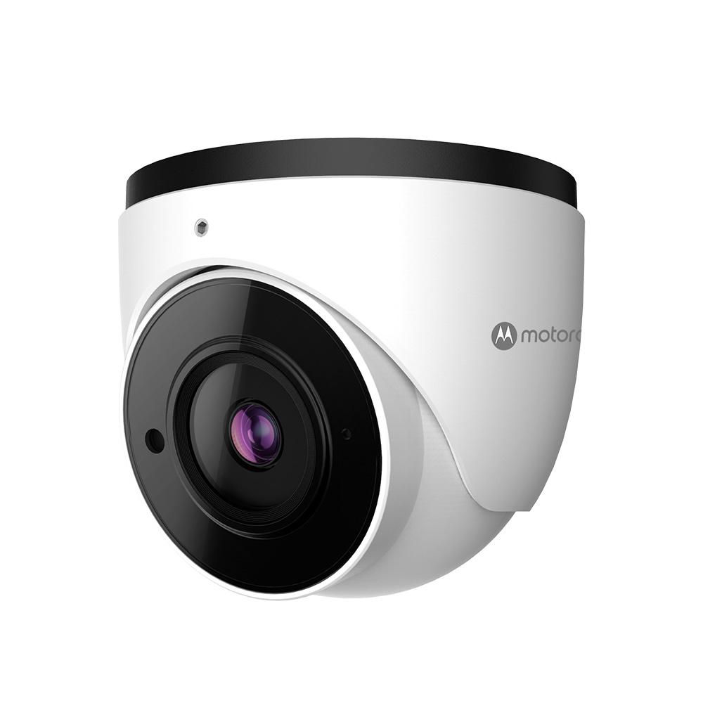 Cámara de video vigilancia Motorola Tipo Domo MTIDM045702, 5MP, MJPEG, Carcasa IP67 e IK10, 120dB verdaderos, DNR 3D, Ranura para tarjeta SD: hasta 128 GB, Análisis inteligente, Detección facial.