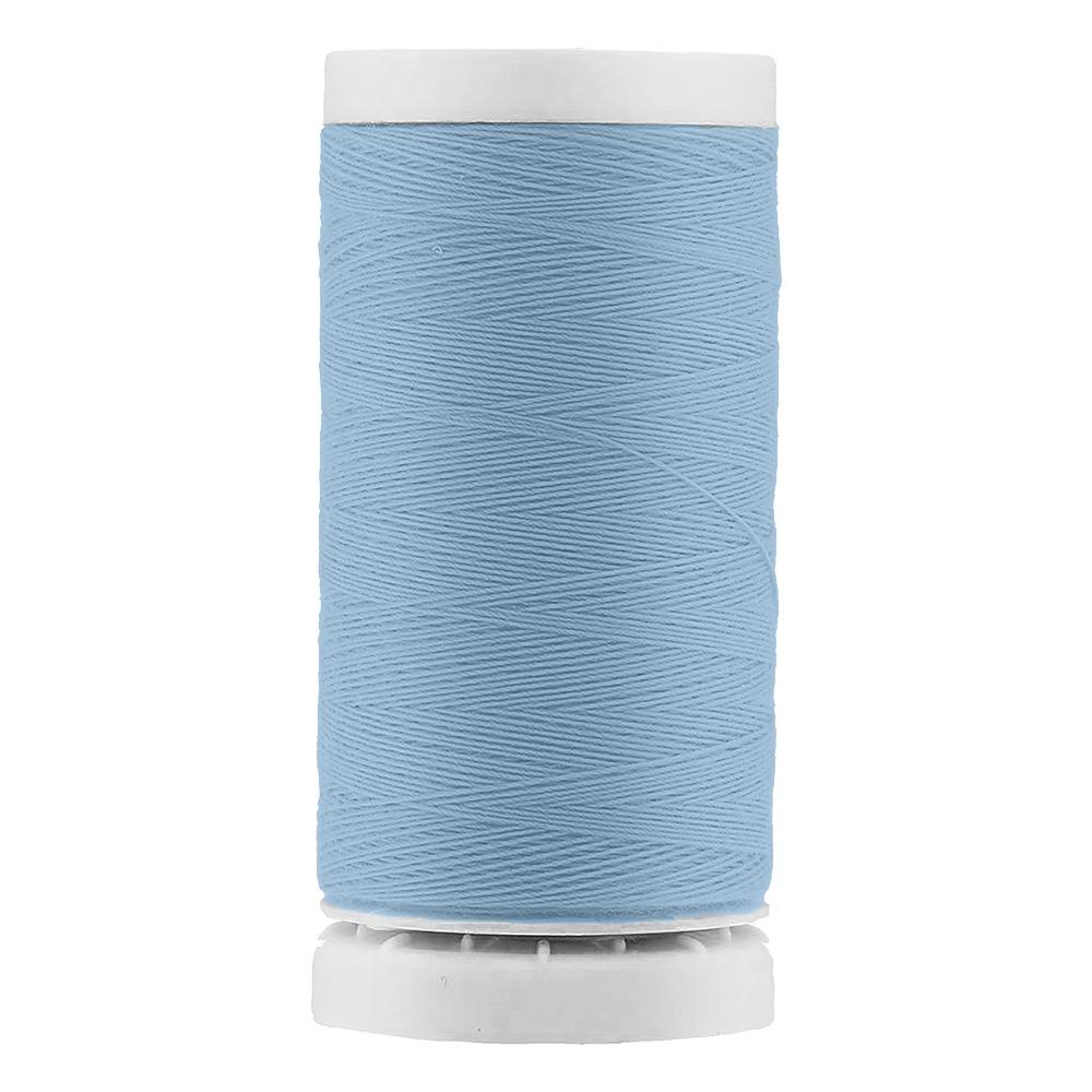 Hilo Gutermann Maralon, para Costura a Mano y Máquina de coser, Color Azul Claro, con 200 mts. Caja con 12 Carretes del mismo color