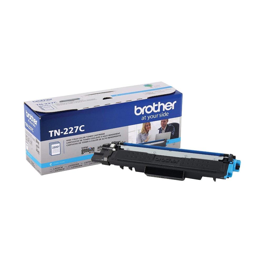 Toner Cyan TN227C Brother Rendimiento 2300 pags