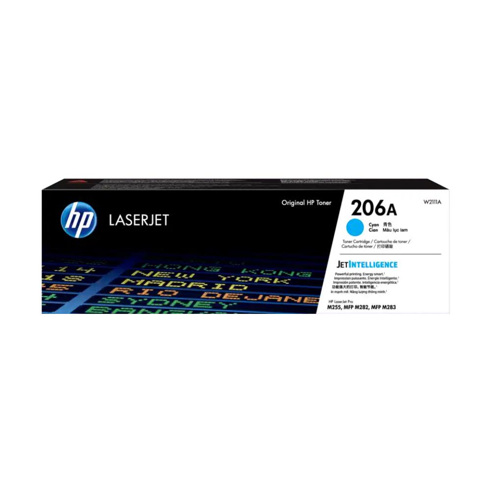 Hp Tóner #206 Cyan, para M255NW-DW / M283FDW 1300 Páginas / W2111A