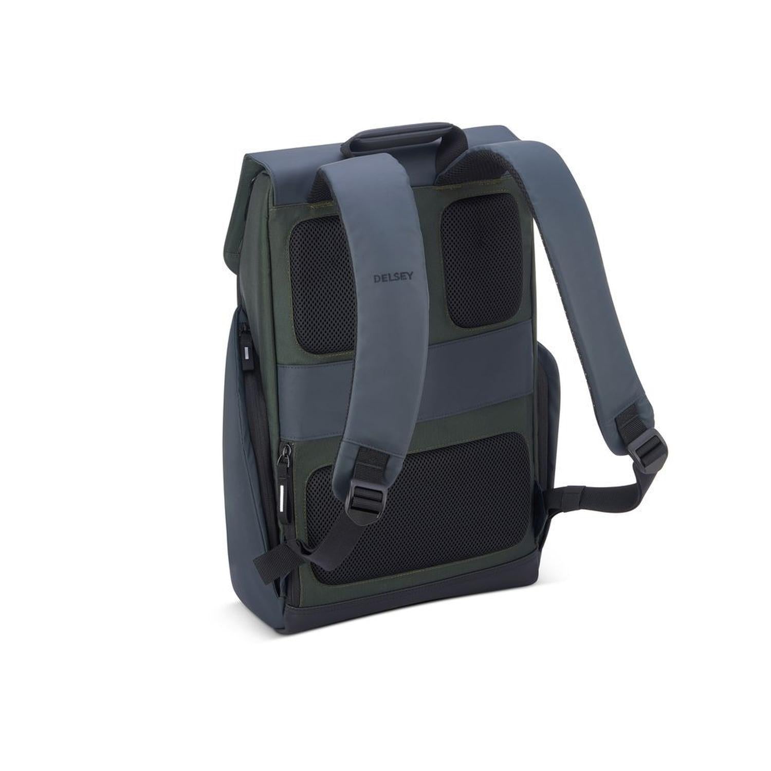 Mochila Portalaptop Delsey SECURFLAP PC 16'', Army