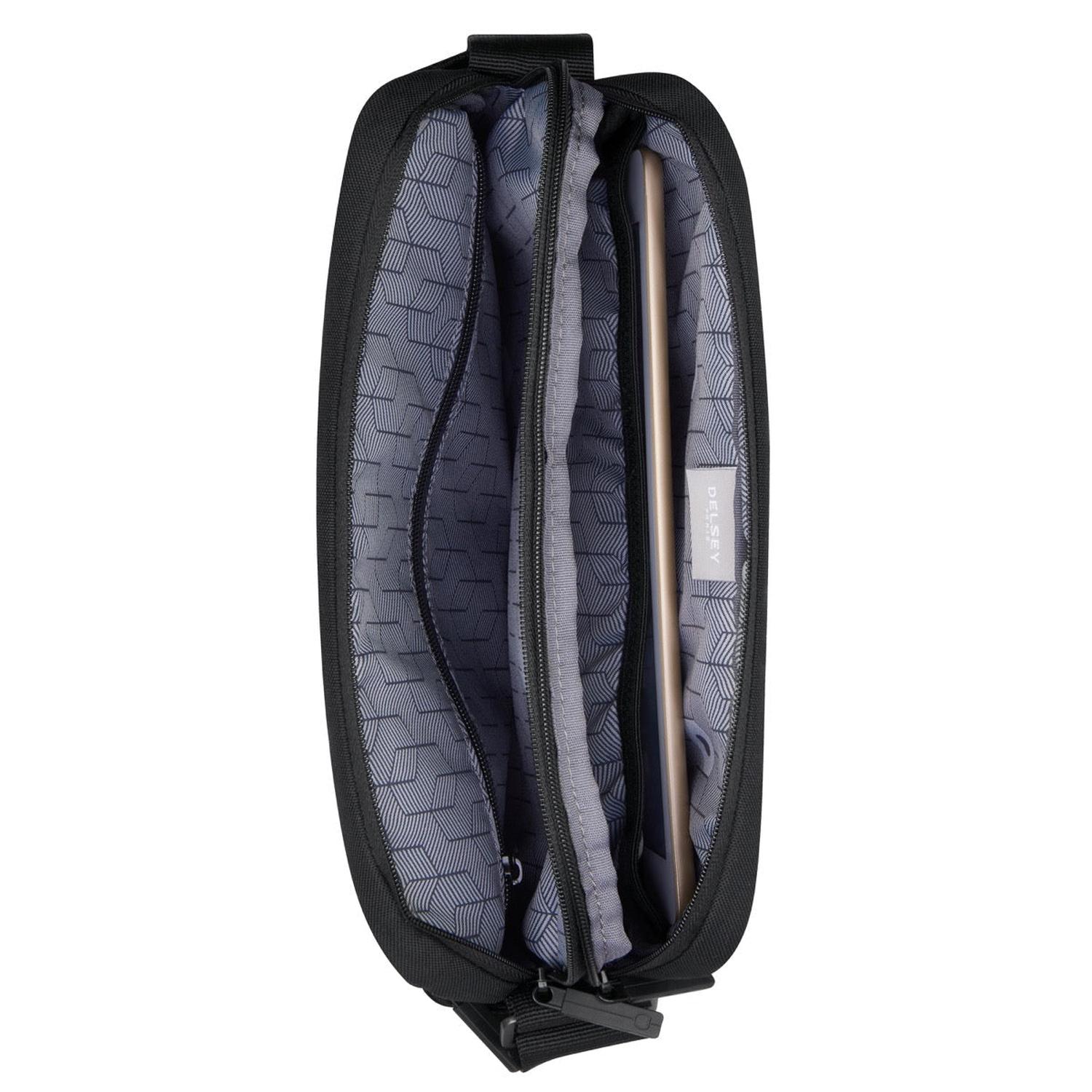 Bolso horizontal Delsey PICPUS minibag 10.1'', Negro