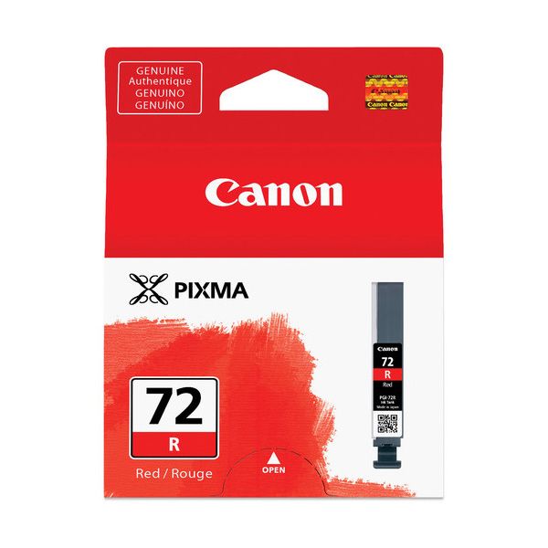 Canon Cartucho Tinta PGI -72 Rojo, 6410B010AA, Compatible Pixma PRO-10