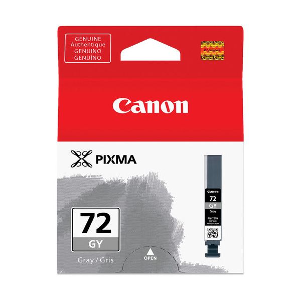 Canon Cartucho Tinta PGI -72 Gris, 6409B010AA, Compatible Pixma PRO-10